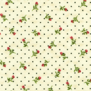 Robert Kaufman  FLHF-21369-84 Cream Flannel from Bouquet of Roses